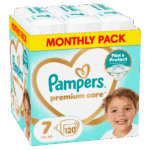 Πάνες Pampers Premium Care Monthly Pack Νο7 (15+kg) 120τεμ