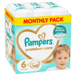 Πάνες Pampers Premium Care Monthly Pack Νο6 (13-18kg) 140τεμ