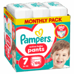 Pampers Pants πανα βρακακι Monthly Pack  No7 17+kg 128 τμχ