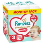 Pampers Πανες Premium Care Pants Monthly Pack (152τεμ) Νo3 (6-11kg)