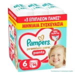 Pampers premium care pants no6 monthly pack 13-19kg 96 τμχ