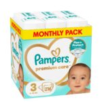Πανες Pampers Premium Care Monthly Pack Νο3 (6-10kg) 216τεμ