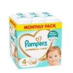 Πανες Pampers Premium Care Monthly Pack Νο4 (9-14kg) 188 τεμ