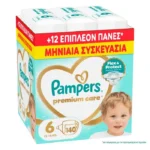 Πάνες Pampers Premium Care Monthly Pack Νο6 (13-18kg) 140τεμ