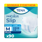 Tena Πάνες Ενηλίκων Proskin Slip Plus Medium (73-122 εκ) Μηνιαια Συσκευασία 90τεμ (3*30τεμ)