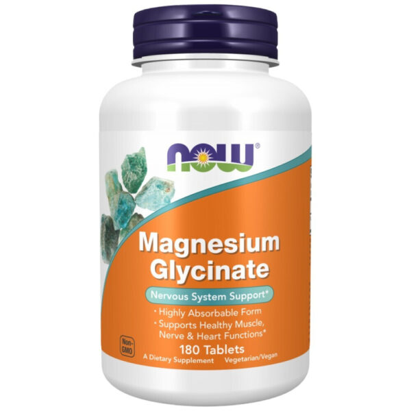Now Foods Magnesium Glycinate 180 ταμπλέτες