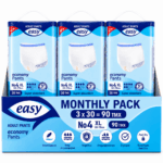 Πανα βρακακι Εasy pants Plus X-Large Monthly Pack 90 τεμαχιων (3x30)