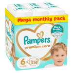 Pampers Premium Care Mega Monthly Pack no6 13+kg 216 τμχ