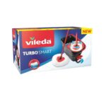 Vileda Περιστρεφόμενη Σετ Κουβάς με Σφουγγαρίστρα με Ενσωματωμένο Σύστημα Στυψίματος Turbo Smart