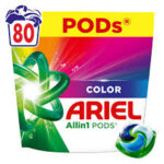ARIEL Allin1 PODs Color Κάψουλες Πλυντηρίου Ρούχων 80 καψουλες