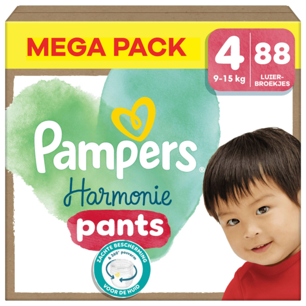 Pampers Harmonie Pants Monthly Pack No4 (9–15 kg) 88 τεμ.