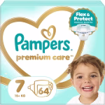Pampers πανες Premium Care Megapack No7 (15kg+) Βρεφικές Πάνες, 64τεμ - Image 2