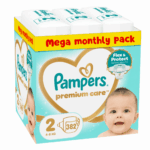 Pampers Premium Care Mega Monthly Pack no2 4-8 kg 382 τμχ