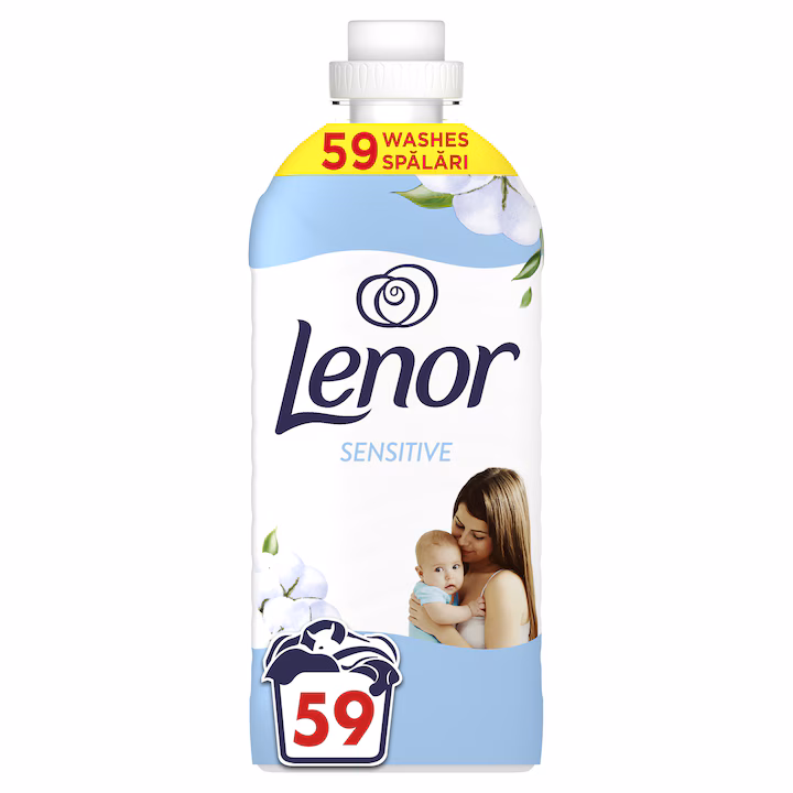 Lenor Sensitive Μαλακτικό Υποαλλεργικό Συμπυκνωμένο 59 Μεζούρες.png Lenor Sensitive Μαλακτικό Υποαλλεργικό Συμπυκνωμένο 59 Μεζούρες - Image 1