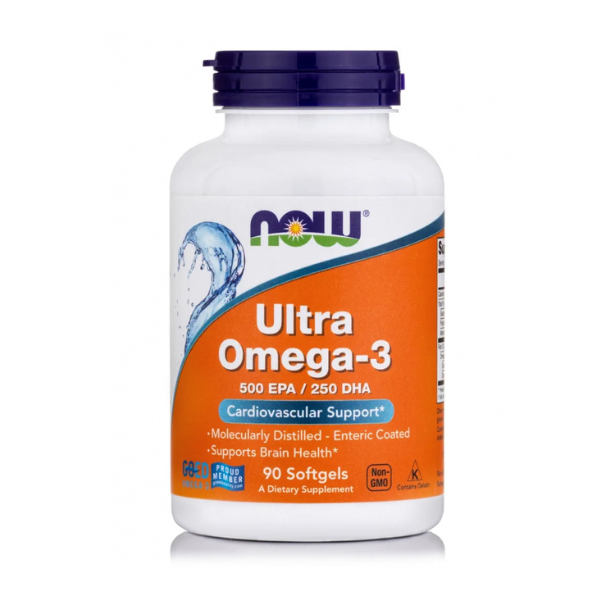 Now Foods Ultra Omega 3 Ιχθυέλαιο 1000mg 90 μαλακές κάψουλες Now Foods Ultra Omega 3 Ιχθυέλαιο 1000mg 90 μαλακές κάψουλες - Image 1