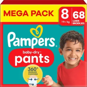 Pampers baby dry pants πανα βρακακι Mega Pack no8 17+kg 68 τμχ