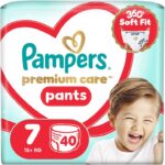 Pampers Πάνες Βρακάκι Premium Pants No7 15+kg 40τμχ
