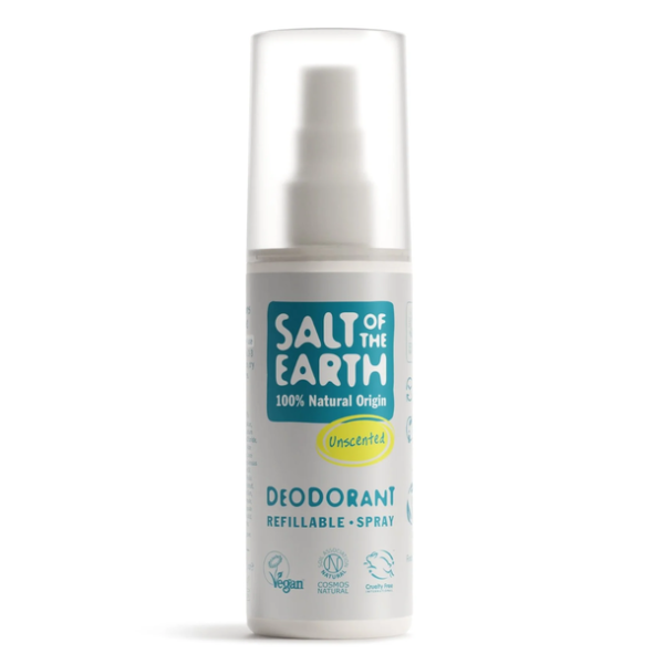 Salt of the Earth, Vegan Αποσμητικό, Spray 100ml, Χωρίς Άρωμα Salt of the Earth, Vegan Αποσμητικό, Spray 100ml, Χωρίς Άρωμα - Image 1