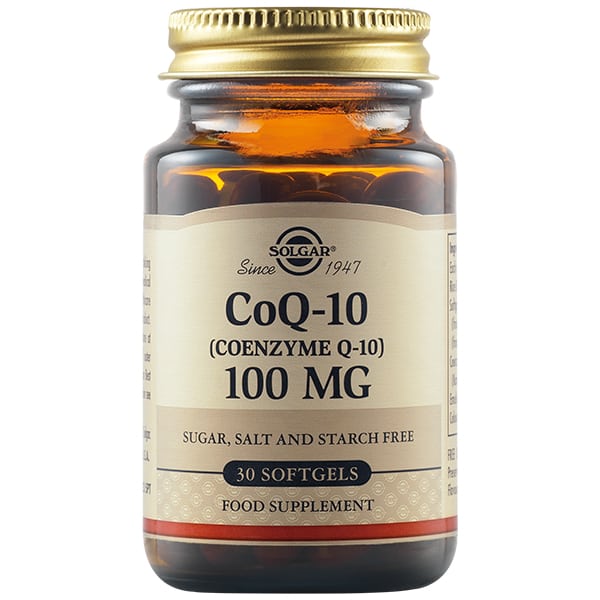 Solgar COQ-10 (Coenzyme Q-10) χωρίς Γλουτένη 200mg 30 φυτικές κάψουλες Solgar COQ-10 (Coenzyme Q-10) χωρίς Γλουτένη 200mg 30 φυτικές κάψουλες - Image 1