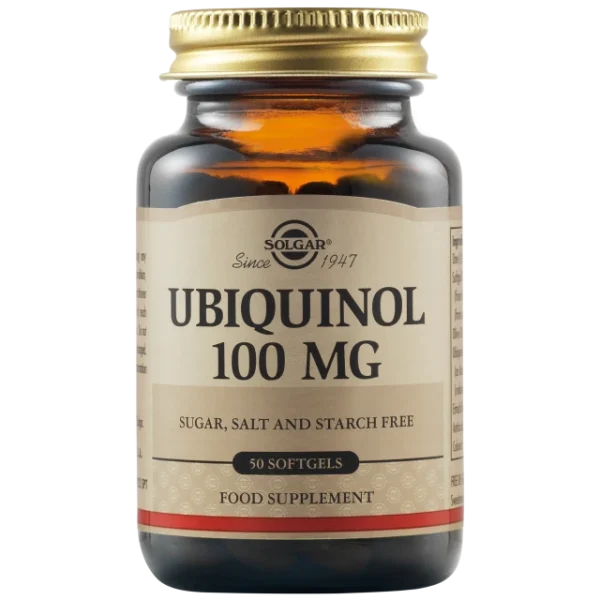 Solgar Ubiquinol (Reduced CoQ-10) χωρίς Γλουτένη 100mg 50 μαλακές κάψουλες