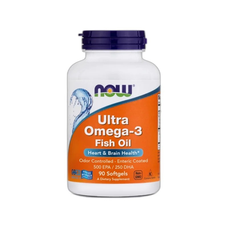 ow Foods Ultra Omega 3 Ιχθυέλαιο 1000mg 90 μαλακές κάψουλες Now Foods Ultra Omega 3 Ιχθυέλαιο 1000mg 90 μαλακές κάψουλες - Image 1