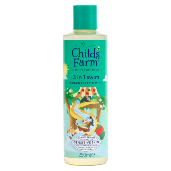 Childs Farm Swim για Μαλλιά – Σώμα 3in1 Φράουλα Μέντα 250ml