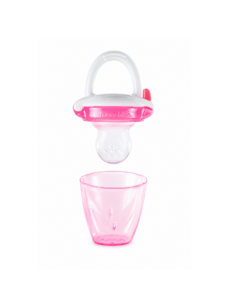 Munchkin Silicone Baby Food Feeder Pink Πιπίλα Φαγητού 4m+, 1 τεμ.