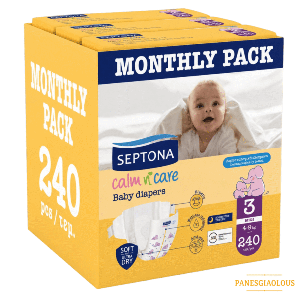 Septona Calm n’ Care Monthly Pack No3 (4–9 kg) 240 τεμ.
