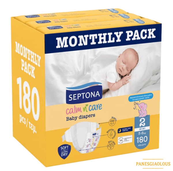Septona Calm n’ Care Monthly Pack No2 (3–6 kg) 180 τεμ.