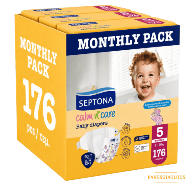 Septona Calm n’ Care Monthly Pack No5 (11–16 kg) 176 τεμ.