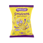 Smileat, Snack Καλαμποκιού Smilitos, Βιολογικής Προέλευσης, με έξτρα Παρθένο Ελαιόλαδο, Ψημένα στο Φούρνο, 38gr, Χωρίς Γλουτένη