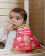 Smileat, Snack Καλαμποκιού Smilitos, με Φρούτα, Βιολογικής Προέλευσης με Έξτρα Παρθένο Ελαιόλαδο, Φράουλα- Μπανάνα, Χωρίς Γλουτένη, 25gr - Image 2