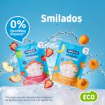 Smileat, Γρανίτες Smilado από 100% Βιολογικό Πολτό Φρούτων, Φράουλα και Mήλο, Πακέτο με 5 γρανίτες, 250 gr, Χωρίς Γλουτένη, 6μηνών - Image 4