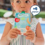 Smileat, Πουρές Φρούτων σε Pouch Βιολογικής Προέλευσης, Μιξ Φρούτων, Χωρίς Γλουτένη, 100gr - Image 3
