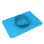 Δίσκος Εκπαίδευσης Φαγητού Matchstick Monkey Anti-Slip Bowl Blue - Image 2