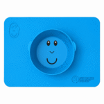 Δίσκος Εκπαίδευσης Φαγητού Matchstick Monkey Anti-Slip Bowl Blue