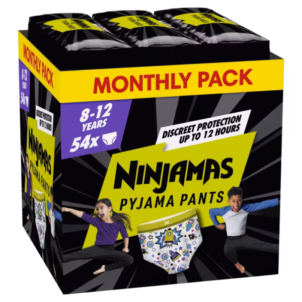 Pampers Ninjamas Monthly Pack (27–43 kg) 54 τεμ.