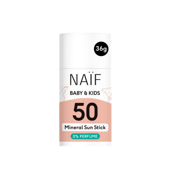 Naif Mineral SPF50 Αδιάβροχο Βρεφικό Αντηλιακό Stick 36ml