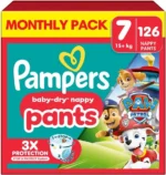 Pampers Baby-Dry Pants Paw Patrol Monthly Pack no7 15+kg 126 τμχ