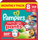 Pampers Baby-Dry Pants Paw Patrol Monthly Pack No8 17+kg 117 τμχ