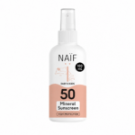 Naif Mineral SPF50 Αδιάβροχο Παιδικό Αντηλιακό Γαλάκτωμα για Πρόσωπο 100ml