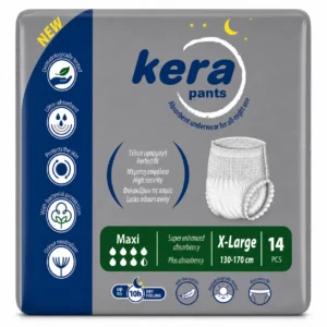 KERA Pants MAXI Night Πάνα Βρακάκι Ακράτειας X-Large 130-170cm 14τμχ