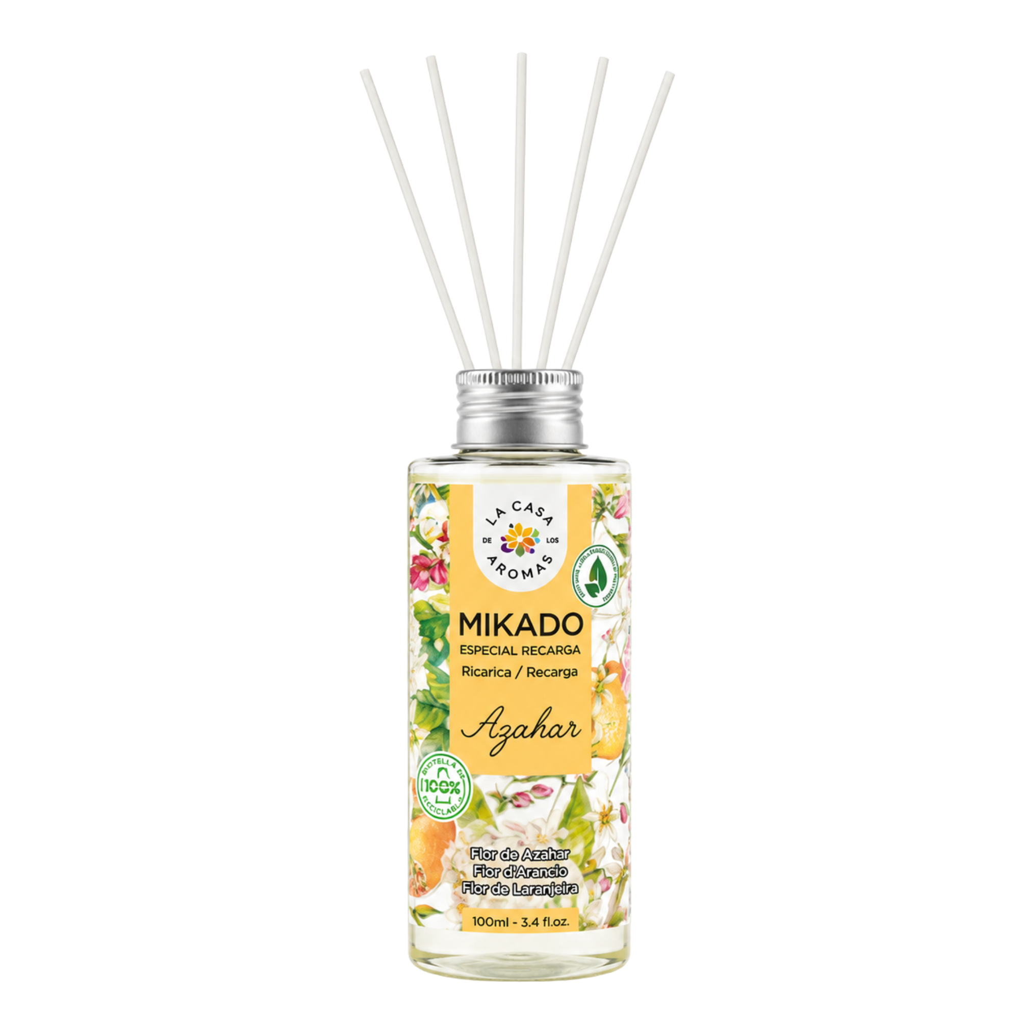 La Casa de Los Aromas Orange Blossom, Αρωματικός Διαχυτήρας σε Στικ 100ml La Casa de Los Aromas Orange Blossom, Αρωματικός Διαχυτήρας σε Στικ 100ml - Image 1