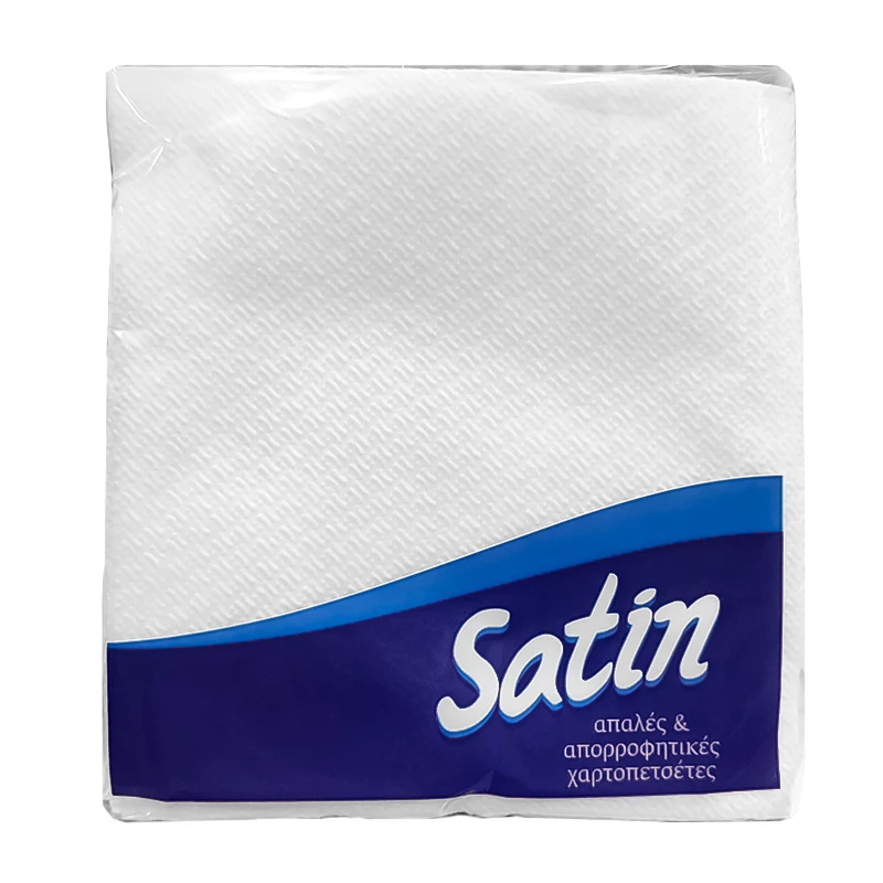Maxi Satin Χαρτοπετσέτες Μονόφυλλες Λευκές 28x30cm 50τμχ Maxi Satin Χαρτοπετσέτες Μονόφυλλες Λευκές 28x30cm 50τμχ