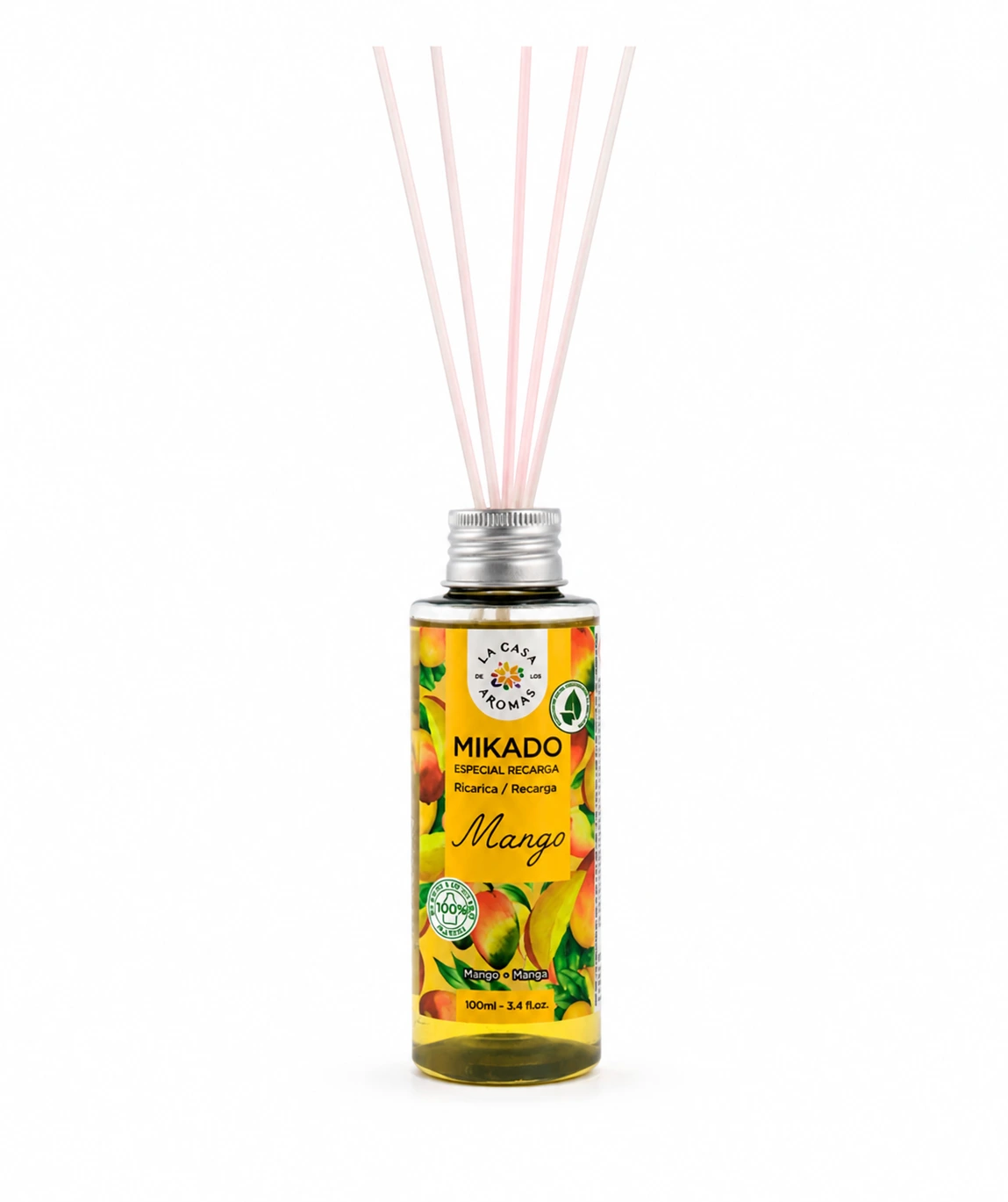 La Casa de Los Aromas Mango , Αρωματικός Διαχυτήρας σε Στικ με άρωμα Μάνγκο, 100ml La Casa de Los Aromas Mango , Αρωματικός Διαχυτήρας σε Στικ με άρωμα Μάνγκο, 100ml