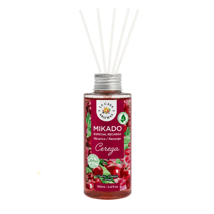 La Casa de Los Aromas Αρωματικός Διαχυτήρας σε Στικ με Άρωμα Κεράσι , 100ml La Casa de Los Aromas Αρωματικός Διαχυτήρας σε Στικ με Άρωμα Κεράσι , 100ml