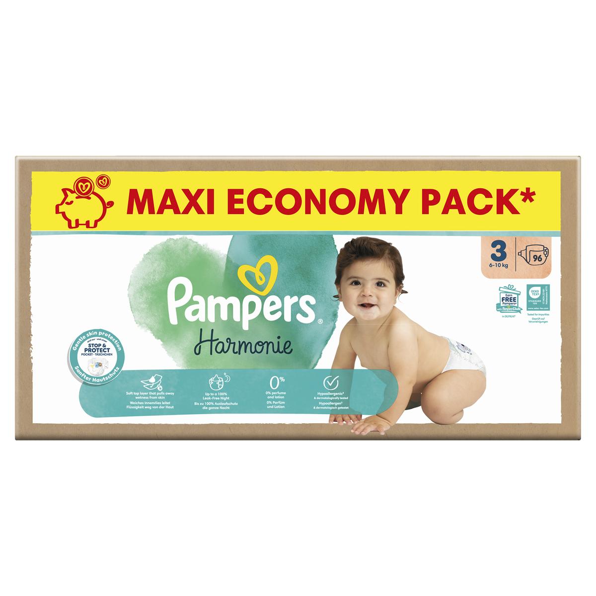 Pampers Harmonie πανες XXL pack no3 6-10kg 104τμχ Pampers Harmonie πανες XXL pack no3 6-10kg 104τμχ - Image 1