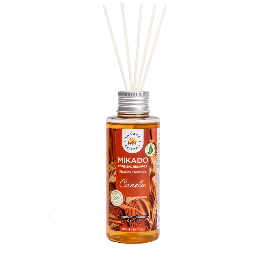 ound-12 La Casa de Los Aromas Mikado Αρωματικός Διαχυτήρας Χώρου με Στικ Κανέλα 100ml
