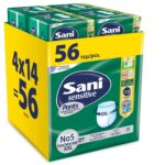 Ελαστικά εσώρουχα ακράτειας Sani Sensitive Pants XXL No5 56 τεμ.