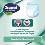 Ελαστικά εσώρουχα ακράτειας Sani Sensitive Pants XXL No5 56 τεμ. - Image 8